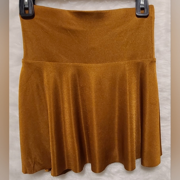FREE People Who’s That Mini Skirt Size XS, Color Carmel - Picture 3 of 4